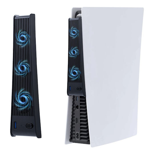 Cooling System Εξωτερικός ανεμιστήρας ψύξης for PS5 In White Colour