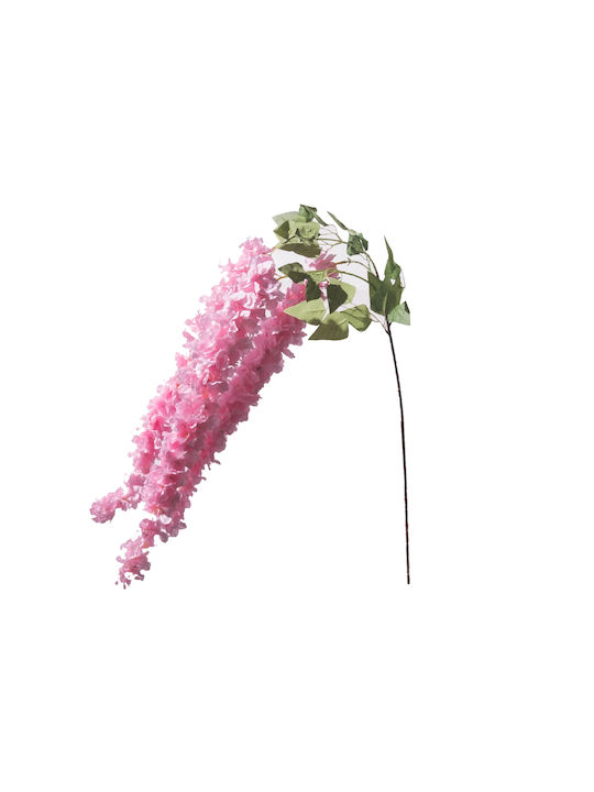 Supergreens Κρεμαστό Τεχνητό Φυτό Γλυσίνα Baby Pink 130cm