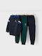 Mayoral Kids Sweatpants Set Navy Blue 2pcs