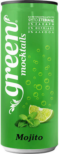 Green Cola Mocktails Erfrischungsgetränk Mojito mit Kohlensäure, Zuckerfrei in Kiste 330ml