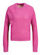 Jack & Jones Women's Long Sleeve Sweater Fuchsia