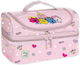 CHartini Poli Little Men - Little Ladies School Hand Lunch Bag 5lt Pink 25 x 15 x 19cm