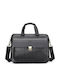 Leather Men's Briefcase Black
