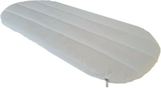 Sleepn'Life Mattress Moses Basket / Carry Cot White with Coconut Fiber 37cmx75cmx5cm