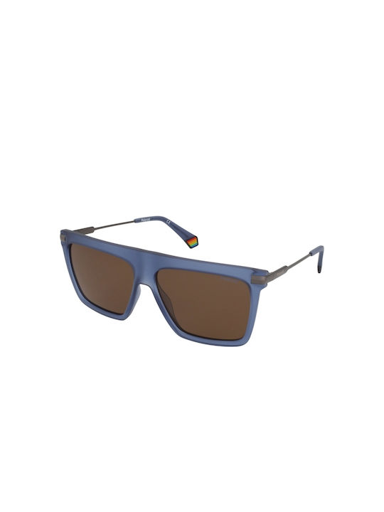 Polaroid Sonnenbrillen mit Blau Rahmen und Braun Linse PLD6179/S FLL/SP