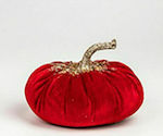 Iliadis Christmas Fabric Figure Pumpkin Red Hei...
