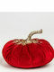 Iliadis Christmas Fabric Figure Pumpkin Red Height 13.5cm Pumpkin