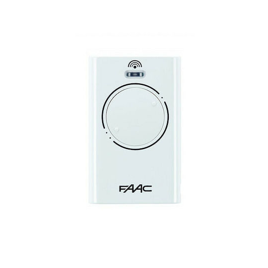 Faac XT 433 White Τηλεχειριστήριο Γκαραζόπορτας Κυλιόμενου Κωδικού με 2 Κανάλια 433MHz