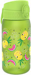 Ion8 Πλαστικό Παγούρι Pineapples σε Πράσινο χρώμα 350ml