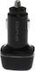 Awei C-827 Smart Car Charger 2.4A Fast Charging with Ports: 2xUSB Black Color