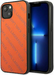 Karl Lagerfeld Perforated Allover Orange (iPhone 13 mini)