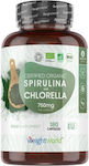 WeightWorld Spirulina Chlorella 750mg 180 κάψουλες
