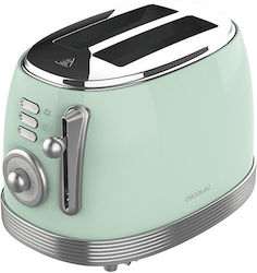 Cecotec Vintage 800 Toaster 2 Slots 850W Green