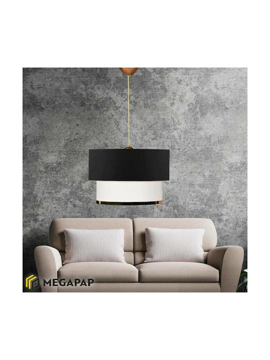 Megapap Barnhart Pendant Light Black with Socke...