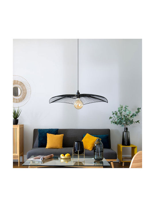 Atmosphera Cuzco Adjustable Ceiling Light Black with E27 Socket 58cm