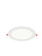 Vito Lena-RX Round Recessed LED Panel 18W with Warm White Light 3000K 22cm