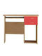 No 8 Kids Desk made of Melamine Oak / Red 100x55x80cm