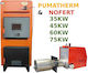 Pumatherm AC 60 Λέβητας Ξύλου με Καυστήρα 51590kcal/h