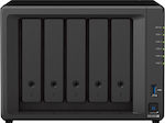 Synology DiskStation DS1522+ NAS Turnul cu 5 sloturi pentru HDD/M.2/SSD și 4 porturi Ethernet
