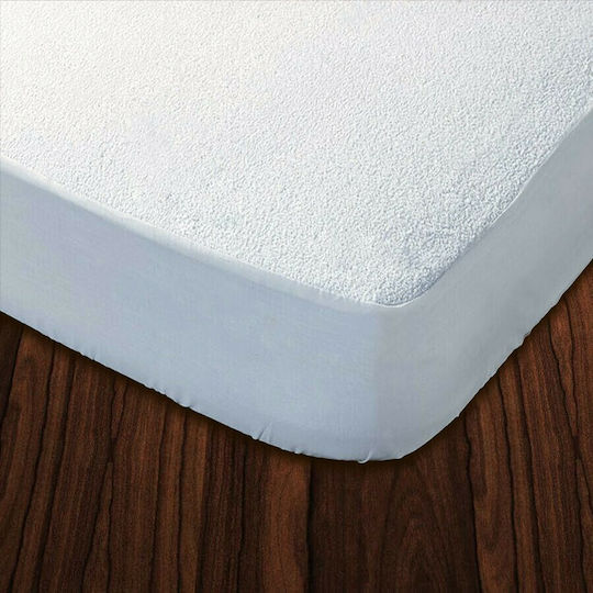 Palatex Protective Cover Queen Waterproof with Skirt Golden White 165x200+30cm