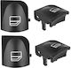 Carner Replacement Button Car Window Switch 2pcs for Mercedes-Benz C Class Black