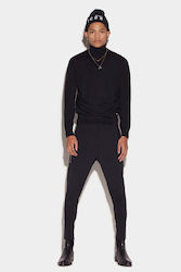 Dsquared2 Ανδρικό Παντελόνι Κοστουμιού σε Skinny Εφαρμογή Μαύρο