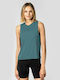 GSA Women's Athletic Blouse Sleeveless Blue