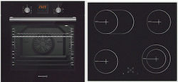 Philco Άνω Πάγκου με Κεραμικές Εστίες Μαύρος PBO-1080G + PCH-64 Philco Άνω Πάγκου με Κεραμικές Εστίες Μαύρος PBO-1080G + PCH-64