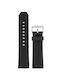 Tzevelion Rubber Strap Black 24mm