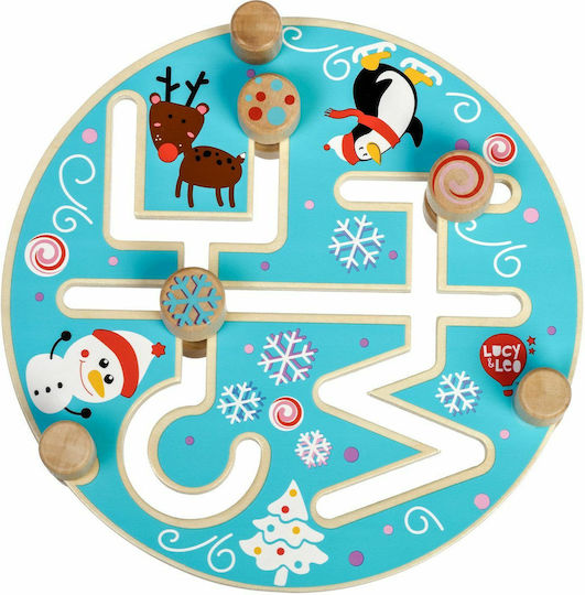 Lucy & Leo Labyrinth Festliches Labyrinth aus Holz für 36++ Monate
