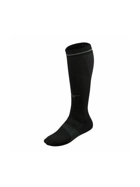 Mizuno Compression Socks Running Κάλτσες Μαύρες 1 Ζεύγος