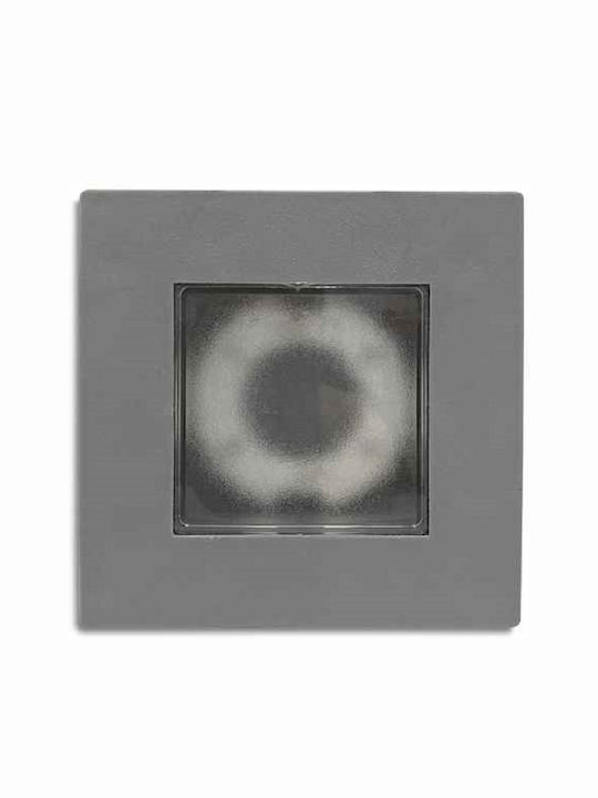 Arapidis Wall-Mounted Outdoor Spot Light GX53 IP65 13.5x13.5x4.6εκ.