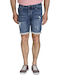 Herrenshorts Jeans Blau