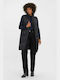Vero Moda Women's Long Puffer Jacket for Winter Black