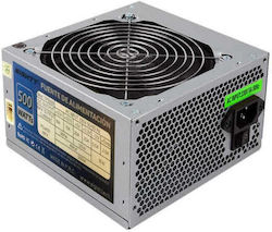 Eightt 500W Gray Computer Power Supply Semi Modular