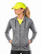 Women's Cardigan with Zipper Gray