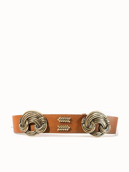 Oak Beltmakers Secrets Leather Women's Belt Tabac Brown