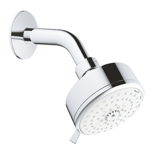 Grohe Tempesta Cosmopolitan Στρογγυλή Κεφαλή Ντουζ με Βραχίονα