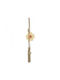 Inart Hanging Lucky Charm Burner Yellow made of Fabric 10x48cm 1pcs