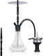 Aladin Narghilea Alux M8 Dublu Negru 58cm
