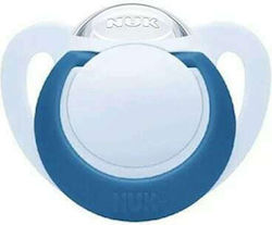 Nuk Star Pacifier Silicone with Case Light Blue...