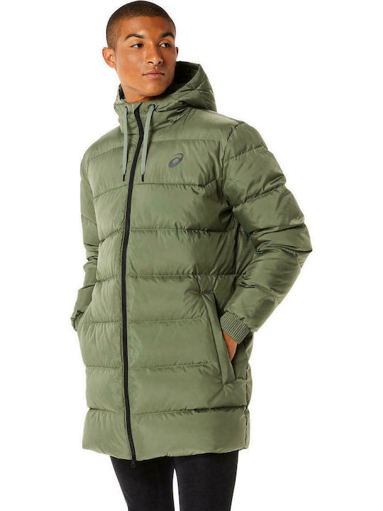 ASICS Men s Winter Puffer Jacket Khaki 2031C502 303 Skroutz.cy