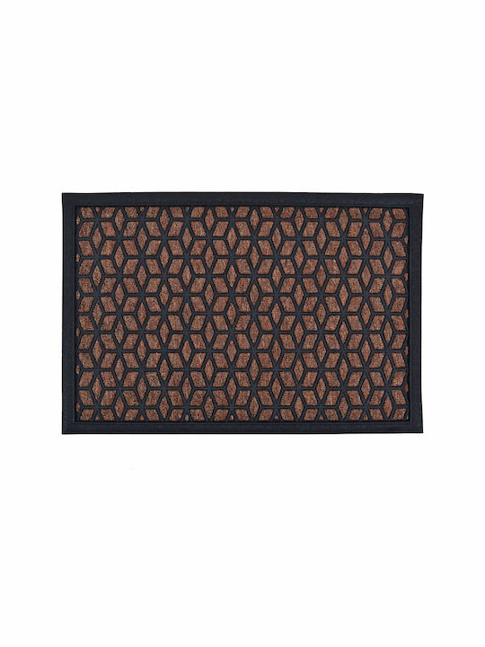 Ankor Fußmatte Teppich mit rutschfester Unterlage Coffee 40x60cm