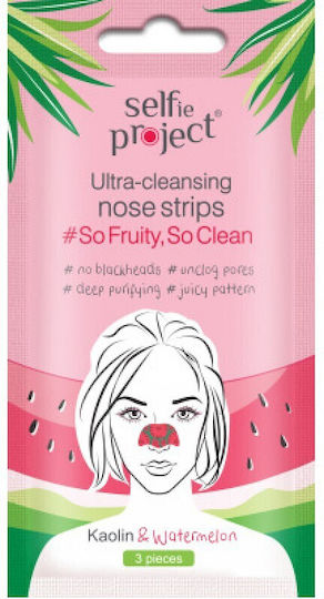 Selfie Project #So Fruity, So Clean Nose Strips Προσώπου για Καθαρισμό 3τμχ
