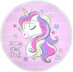 OEM ROUND UNICORN STARS BEACH TOWEL 150cm