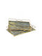 Inart Metallic Rectangular Decorative Tray 2pcs