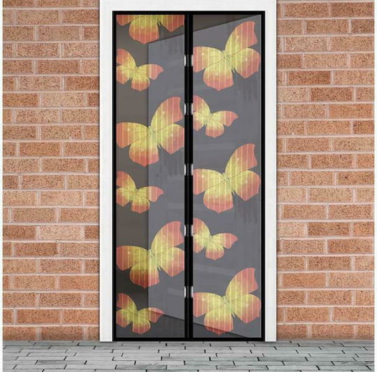Delight Butterfly Mosquito Net Door with Velcro with Magnetic Clasp 210x100cm