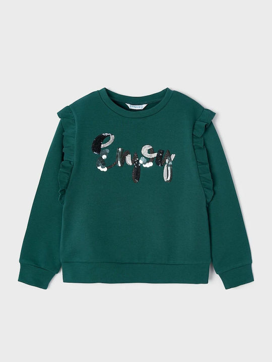 Kinder-Sweatshirt Grün Enjoy