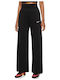 Sportswear High Waist Sweatpants Wide Fleece Black