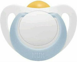 Nuk Star Schnuller Gummi mit Etui Hellblau / We...